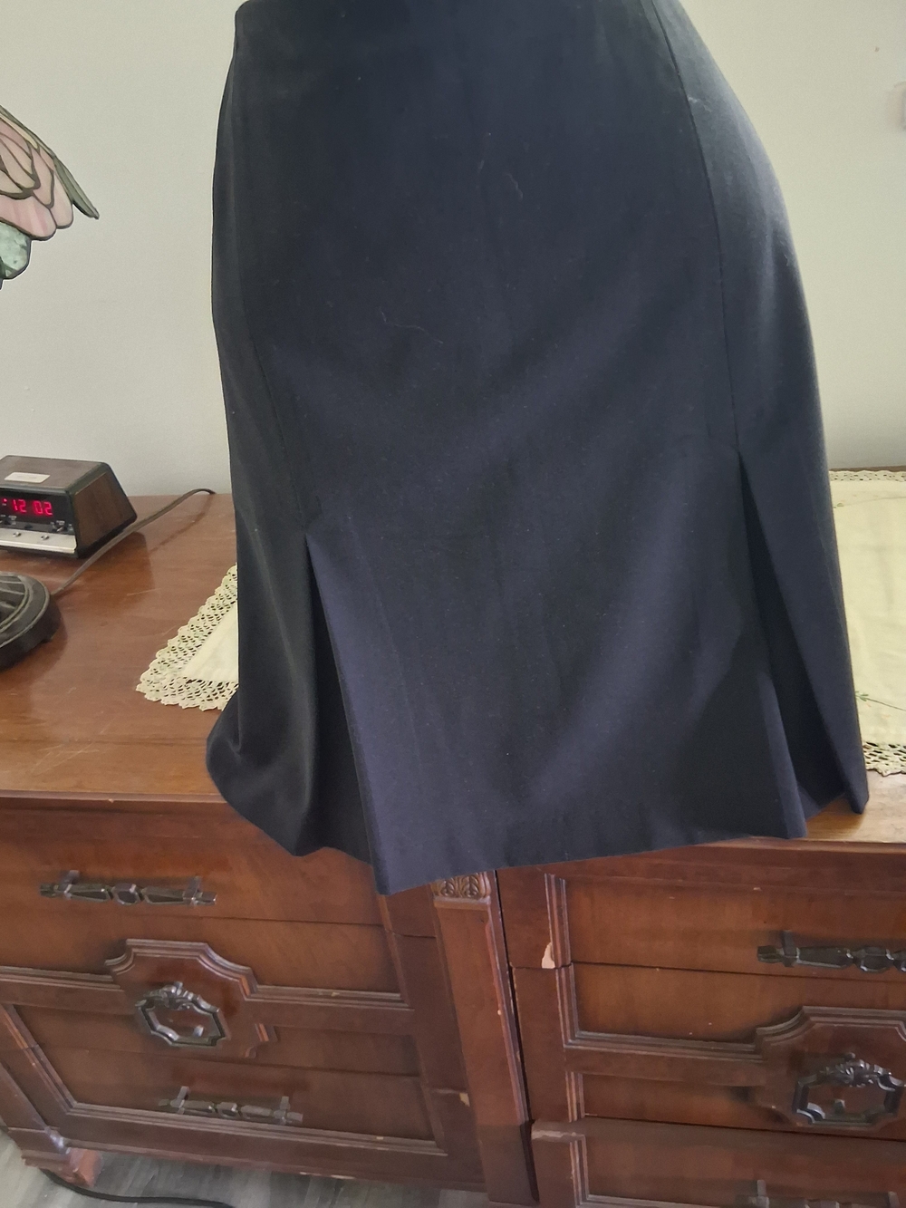 Worthington Black Pencil Skirt with Front Slits